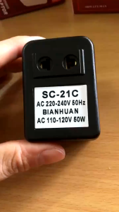 Bộ đổi nguồn 220v sang 110v của nhật | Đổi nguồn 220v sang 110v | Cục đổi nguồn 220v sang 110v 50w