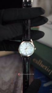 Jam Tangan Wanita Casio LTP-V005L-7B2 White Dial Black Leather Band