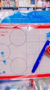 Bảng bộ tách gộp 4 ô li theo chương trình mới khổ A4 (tặng bút và đồ bôi)
