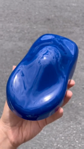 2K Paint AIKKA CS109 Daisu Blue Old School Supreme Solid Colour Car Motor Paint DIY Cat Kereta