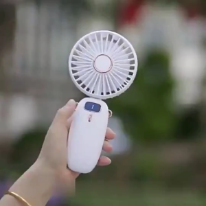 ONE-C1135 Kipas Angin Mini 5-Speed Wind Led Display dengan Aromaterapi USB 10000mAh Kipas Leher