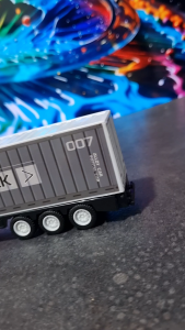 Diecast Miniatur Mainan Mobil Truk Kargo Kontainer Metal Heavy Truck