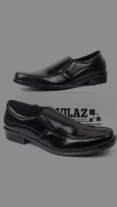 KAVILAZ true style yourself Sepatu Pantofel Hitam Pria Formal Kantor Slip on Leather kode Z6