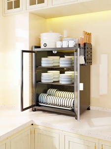 Ready Stock 2/3Tier Rak Pinggan Stainless Steel Dish Rack Dish Drainer Dish Rak Kitchen Plate Drying Rack Storage Organizer 置物架