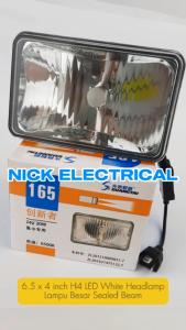 6.5" x 4" H4 LED 4652 Headlight 6500K Sealed Beam Lampu Besar ISUZU NPR NHR DV57 V58 V99 V116 Fuso Canter FE639 FB511