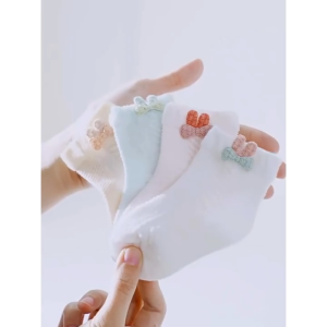 BBKid🦄️Baby Newborn Cotton Mesh Socks 0-3Y XIE001
