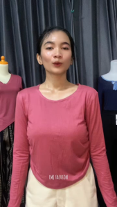 COD Marguerite Long Sleeve Crop Top - 69