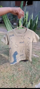 DONUKONY Paket Kaos beli 3 gratis 2 Atasan Anak Laki Laki Motif Alat Berat Dan Dinosaurus Ready Size 1 sampai 12 Tahun