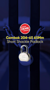 Zehn Gembok 204-65 65Mm Short Shackle Padlock