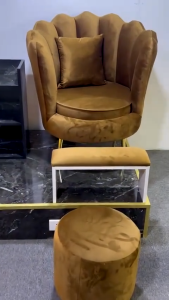 Bục Để Ghế Làm Nail Bục Nail Đơn - Bục Gỗ MDF Chống Ẩm Phủ Vân Đá Cho Tiệm Nail - bảo hành 12 tháng