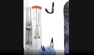 HE Malaysia Wall Hook Hanger Wall Mount Garage Storage Hook Bicycle Hook Organisation Rack Hook Hanger Bike Hanger J Hook L Hook