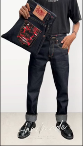 CELANA DENIM PRIA SELVEDGE ACCENT SANFORIZED 15oz HANDMADE DENIM 28 - 38