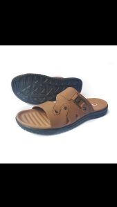 Gatio OP03 Sandal Kulit Pria Sendal Casual Kekinian