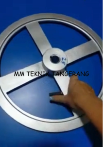 Pully A1 x 16 inchi AS 0 (Buntu) Tanpa lobang As mm Alumunium Poli Pulley Puli All A1x16\\\" A1x16 A1 x 16\\\" A 1x16\\\" 1x16 lobang lubang Pulli A1-16\\\" A1-16