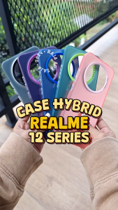 Hard Case For REALME 12 12+ PRO+ 5G Hologram Mika Casing Hybrid Silicon Cover Macaron Terbaru 2024