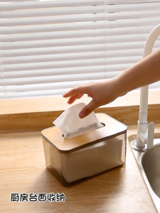 🇸🇬【SG stock】Bamboo Tissue Box Minimalist Bamboo Tissue Box Holder Tissue Paper Box Tissue Holder Napkin Holder Wooden tissue box desktop paper box Paper Box for Office Kitchen Car Home Household Furniture