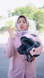RISX KIRANA HALF FACE SOLID VISOR SMOKE TERBARU HELM KEREN SNI