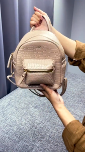 CEKA Tas Ransel Wanita Lonny Backpack Mini Tas Croco Backpack Mini Stylish Girl Tas Cewek Korea