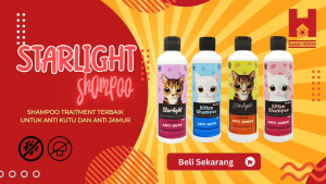 Starlight Shampoo Kitten & Adult Kutu 250 ml - Sampo Kucing