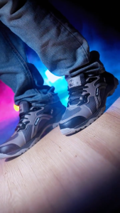 HIPZO Sepatu SAFETY Boots M65 Ujung besi Untuk Pria Kerja Proyek Tambang Pabrik Safety Shoes for man