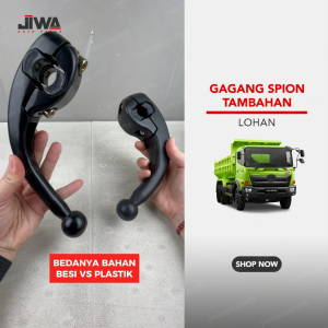 Jiwa Auto - Gagang Spion Tambahan LOHAN FUSO GIGA Mobil Truk Model Bengkok Kuat