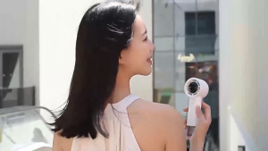 手持风扇 Portable Hand Fan  100 Wind Speeds Mini Bladeless Handheld Fan USB Rechargeable Personal Fans Electric Eyelash Fan