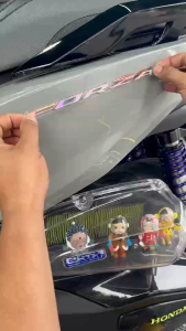 สติกเกอร์แต่งอักษรโลโก้ FORZA350 เรืองแสง งานตัดเข้ารูป ติดง่าย...ลองดิ!