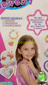 OLLYKIDS MA17 Gelang dan Kalung Manik 1 Set Fashion perhiasan Mainan Anak Perempuan Pernak Pernik Aksesoris