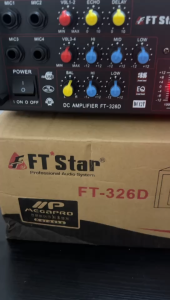 FT STAR 2 Channel Karaoke Amplifier With Mixer Equalizer(USB/BT/FM)FT-326D-200Wx2