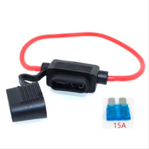 Dây  hộp cầu chì Standard - Giá đỡ cầu chì 16Awg cho xe hơi  ô tô (1 cái)