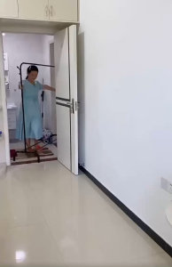 ราวตากผ้า ราวเเขวนผ้าสแตนเลส ราวแขวนผ้า + ชั้นวางของ ชั้นวางรองเท้า ราวแขวนผ้าบาร์เดี่ยว รองรับน้ำหนักได้เยอะ แข็งแรง