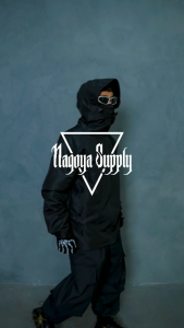 Jaket Gorpcore Windbreaker Anorak Waterproof Medium Vintage Streetwear Nagoya Series - Kuning