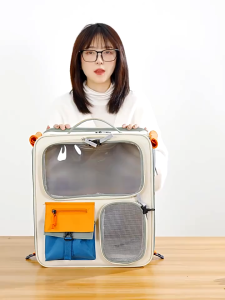 Large Pet Trolley Case Travel Pet Carrier Bag Portable Cat Backpack Multifunctional Dog Suitcase Troli Beg Kucing宠物背包拉杆箱
