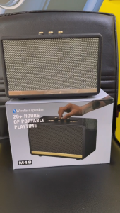 ตัวใหญ่ บรรทัดเบสได้ ลำโพงบลูทูธ (รุ่น M18) เสียงดีแน่น Wireless Speaker