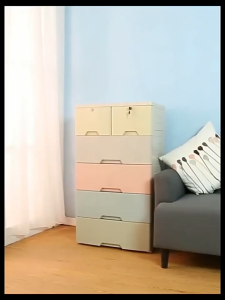 Ecoo MALL ตู้ลิ้นชัก ลิ้นชักพลาสติก ลิ้นชักเก็บของ กล่องลิ้นชัก การติดตั้งที่ง่าย หลายสี หลายขนาด