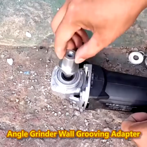 Mur Arbor Adaptor Wall Chaser Mesin Gerinda 4" Grooving Bobok Beton - Adapter Konverter Mesin Gerinda Menjadi Mesin Bobok Potong Tembok Keramik Beton Dinding - Adapter Gerinda Pembuat Jalur Listk Saluran Pipa