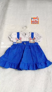 Setelan Baju Bayi Perempuan Planet Kidz Motif Rabbit - Planet Kids (Planet Kid)