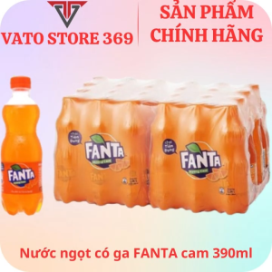 Nước ngọt có ga FANTA CAM chai 390ml