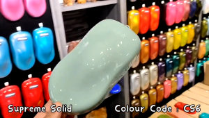 AIKKA Diamond Blue CS41 2K Car Paint Supreme Solid Colour Kaler Bancuh Kereta Motor CW Custom Mix Aerosol Spray 浅蓝色