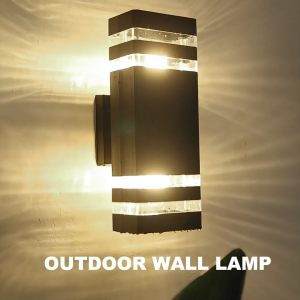 EBUYBEST E27 Outoor Wall Light Waterproof Lampu Dinding 220V Replaceable Bulb Wall Lamp Garden Home Decoration Lighting