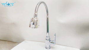 Kran/Keran Angsa Wastafel/Sink/Dapur Veloce Kran Meja Fleksibel Bahan Kuningan Premium | 2089