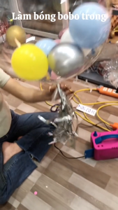 Bóng Bobo trong suốt khổng lồ trang trí sự kiện tiệc cưới sinh nhật MBBDECOR