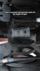 Transparan Spring Buffer Size D Stabilizer Mobil Dumper Karet Peredam Type D
