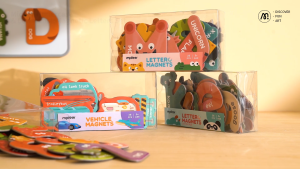 Mideer Kids Learning Magnet Alphabet / Magnet Number/ Transportation / Alphabet Big & Small 4 design Available