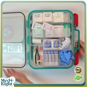 First Aid Kit 357 Pieces - Exceeds OSHA ANSI/ISEA Standards for 100 People