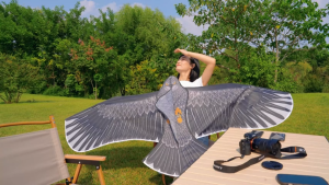 1.8M Eagles Kite Easy To Fly Single Line Kite Outdoor Kite Eagle Deterrent Devices For Beach Park