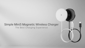 Baseus 15W Mini Magnetic Wireless Charger For Phone Magsafe Super Mini Fast Charger with Type-C Cable For iPhone 14 13 Pro Max