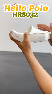 Hello Polo รองเท้าแตะผู้หญิง รองเท้าหัวปิด รุ่น HP8032 ใส่สบายเท้า ไม่อับเท้า EVA แฟชั่น Size 36-41