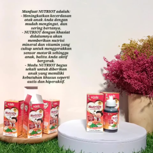 SUPLEMEN ANAK Nafsu Makan MADU NUTRIOT Penambah Nafsu Makan Dan Meningkatkan Daya Ingat Anak ASLI ORIGINAL