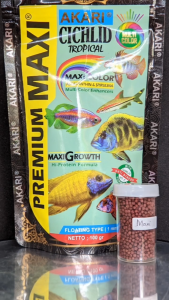 Akari Premium Maxi/ Red/ Yellow/ Blue Repack Pelet Cichlid Tropical